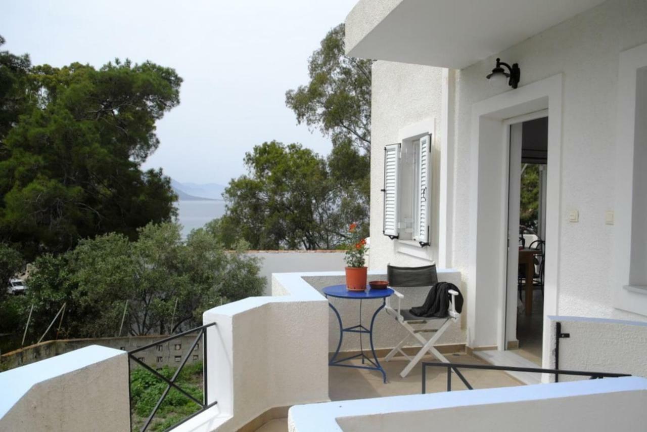 Apartment With Sea View And Balcony 60M From Beach Aegina 外观 照片